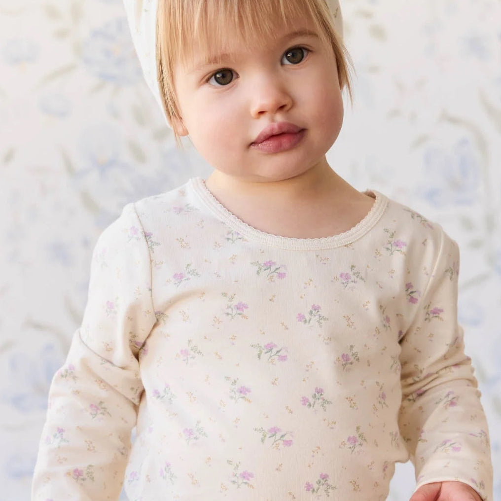 Organic Cotton LS Top - Thelma Orchid