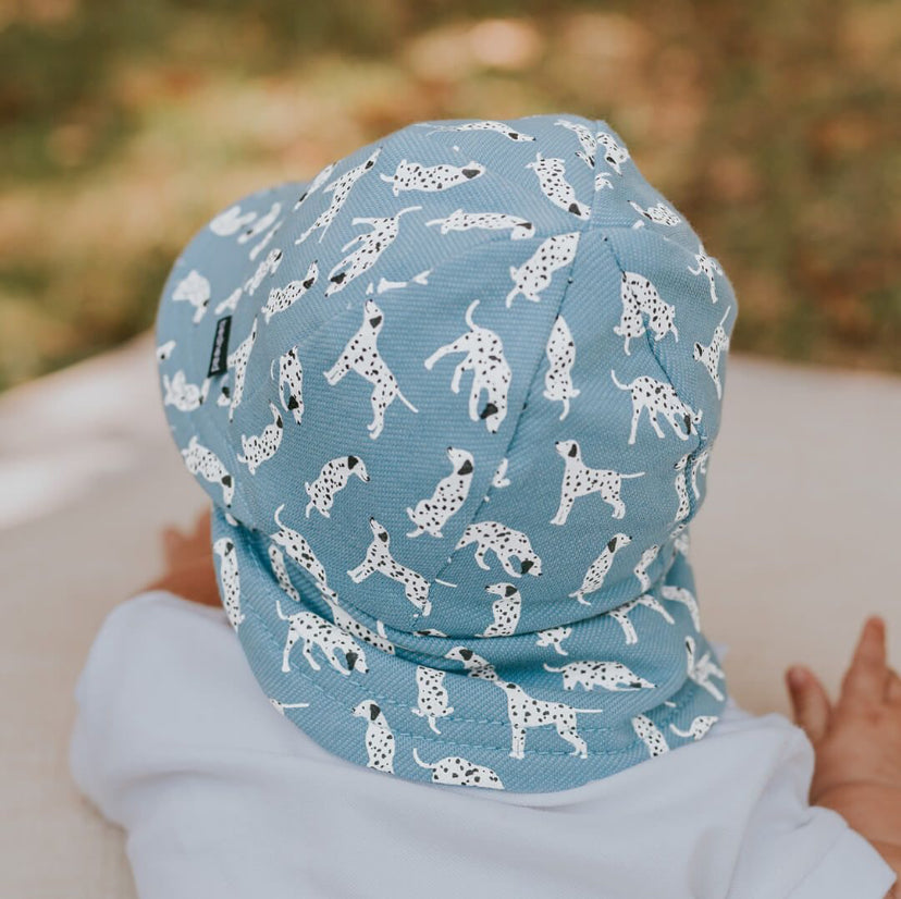 Legionnaire Flap Sun Hat - Dalmation - 42cm / 3-6 months / XS