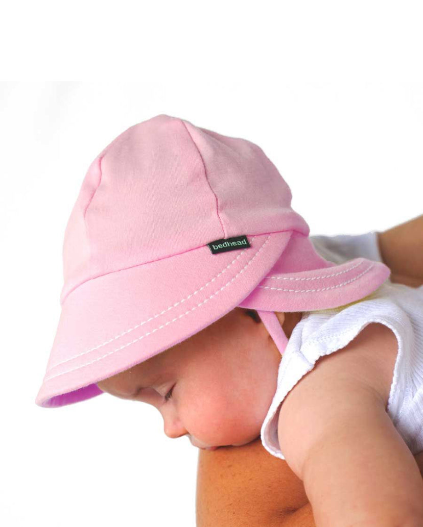 Legionnaire Hat with Strap - Blush - Size: 37cm / 0-3 months / XXS