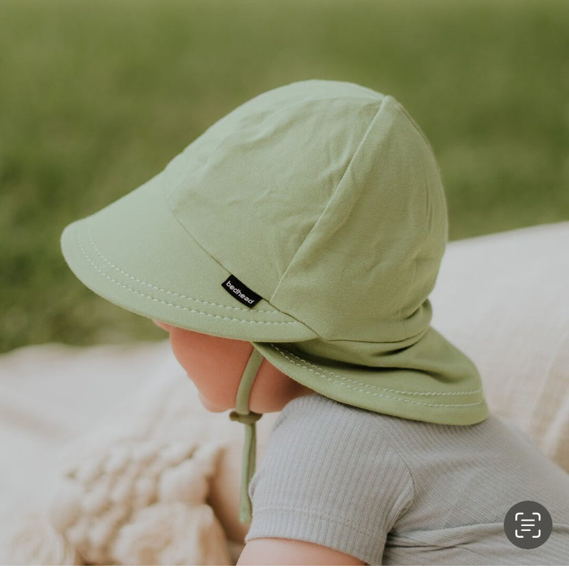 Legionnaire Hat with Strap - Khaki - 47cm / 6-12 months / S