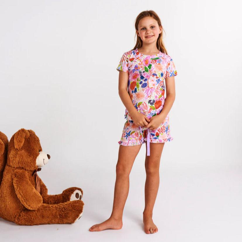 Meandering Meadow SS Organic Cotton PJ Set