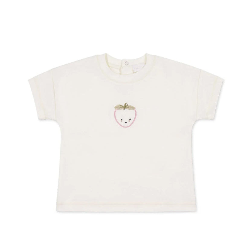 Pima Cotton Mimi Top - Blushing Berry