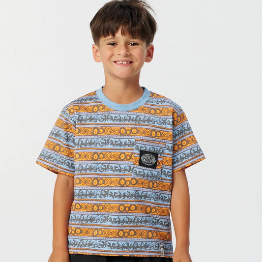 Coggs Stripe Tee - Powder Blue