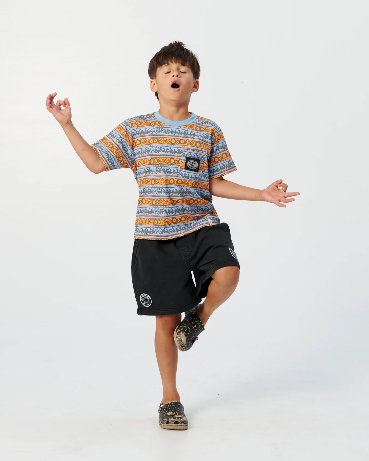 Coggs Stripe Tee - Powder Blue