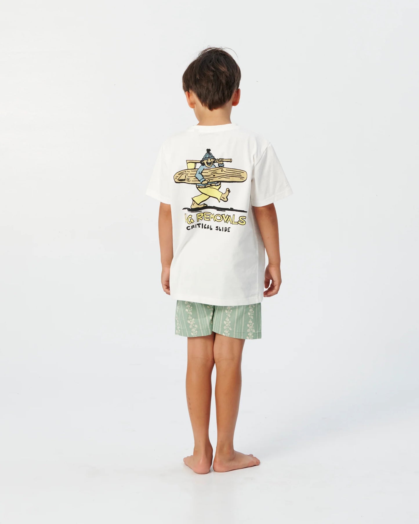 Log Removals Tee - Vintage White