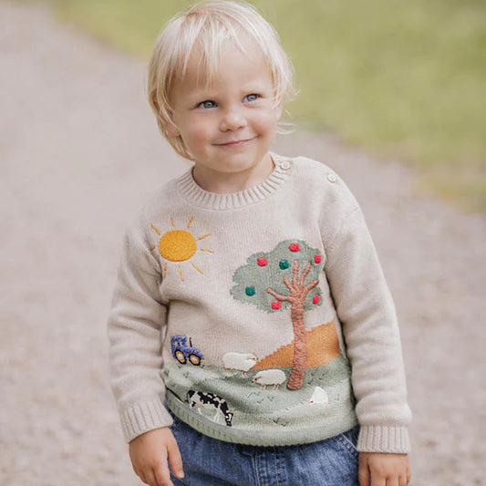 Hunter Farm Organic Knitted Jumper - Multi