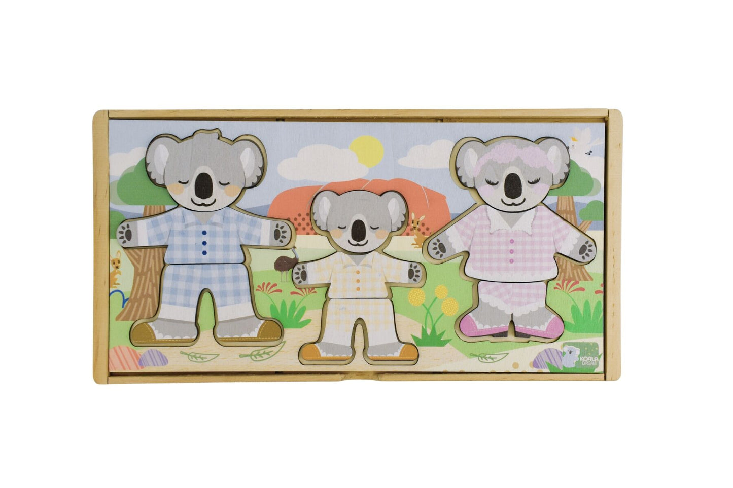 Dressing Koala Family With Expression