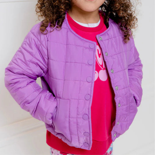 Purple Puffer Jacket