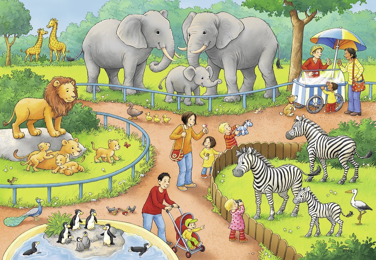 Puzzle - A Day at the Zoo