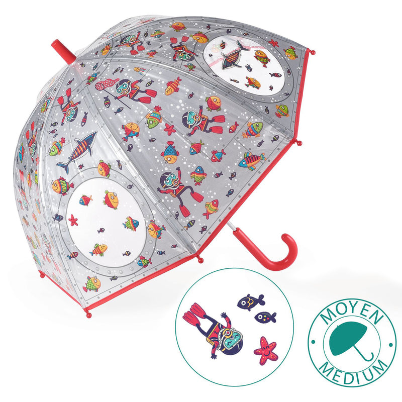 Kids Rain Umbrella - Submarine