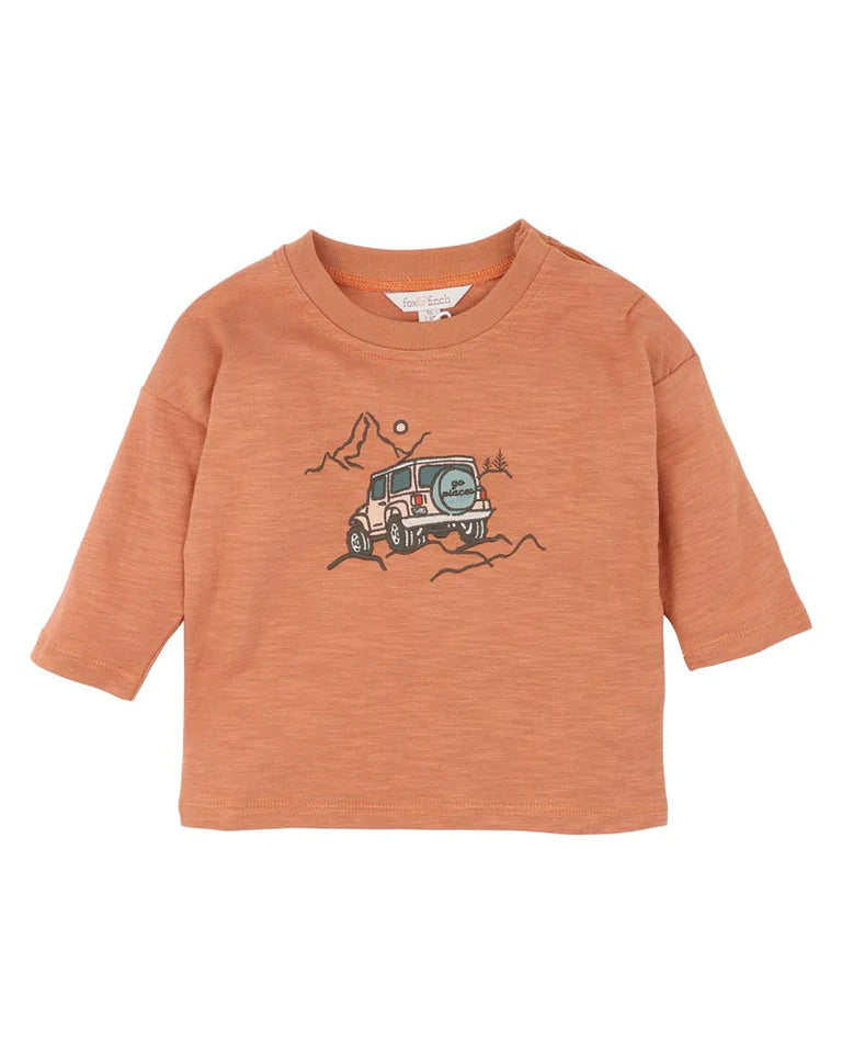 Wild Side 4WD LS Tee - Clay