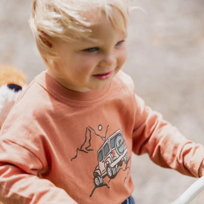 Wild Side 4WD LS Tee - Clay
