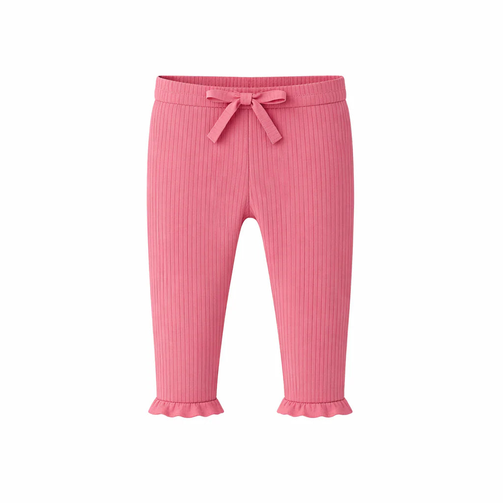 Rose Ribbed Leggings