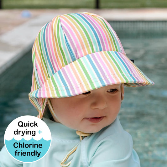 Kids Swim Legionnaire Hat - Rainbow