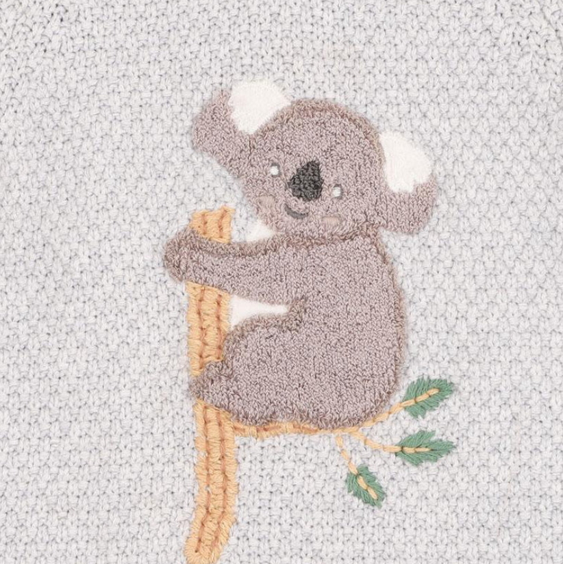 Bailey Koala Knitted Romper