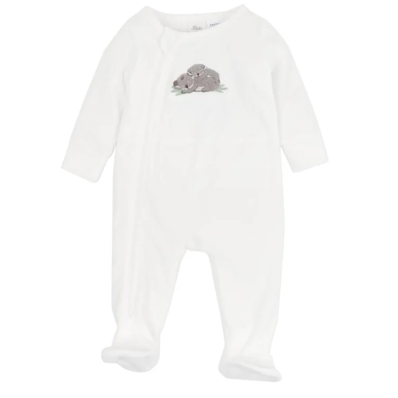 Bailey Koala Velour Onesie