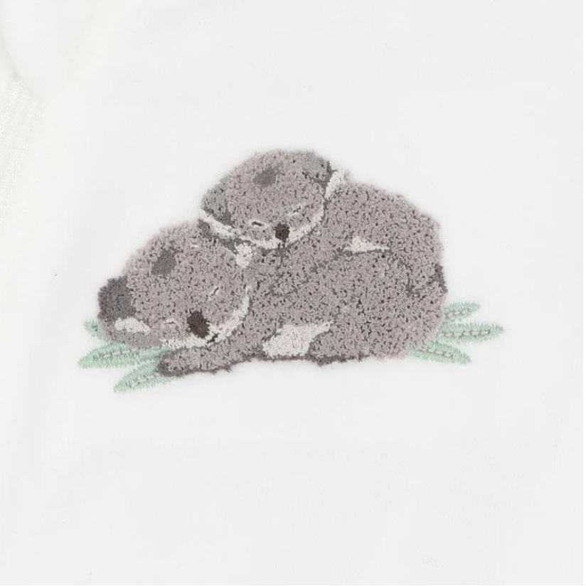 Bailey Koala Velour Onesie