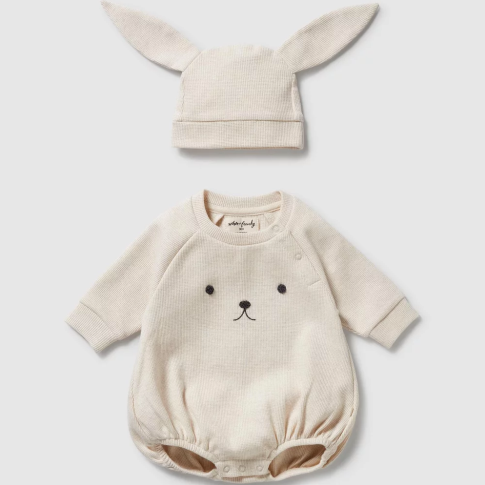 Organic Waffle Bunny Set