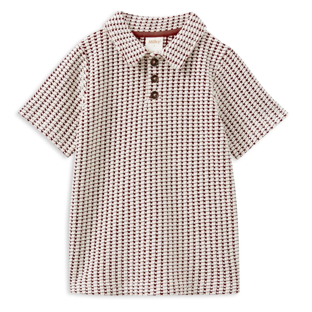Chocolate Knit Polo - Chocolate