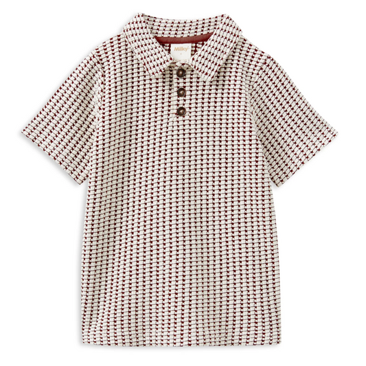 Chocolate Knit Polo - Chocolate