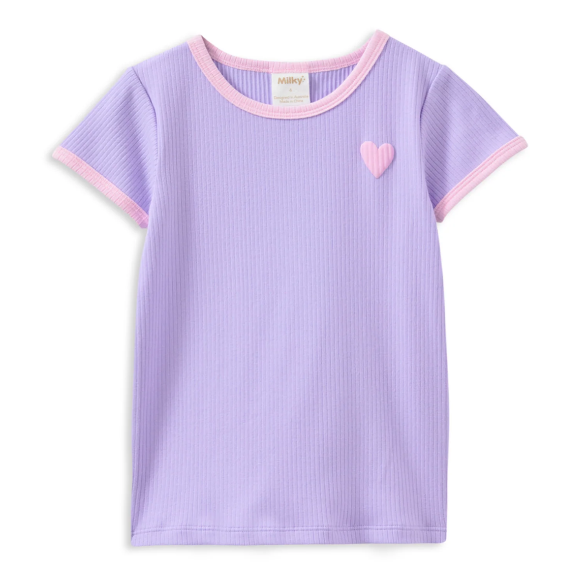 Lavender Rib Tee