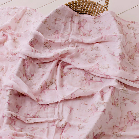 Whimsical Whale - Organic Muslim Swaddle