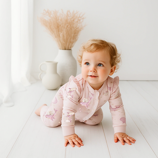 Bamboo Bodysuit - Whimsical Whale