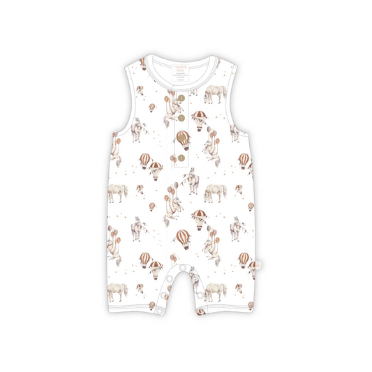 Sleeveless Romper - Sky Stallions
