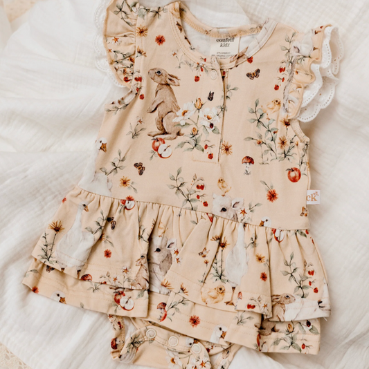 Bodysuit Dress - In the Meadow