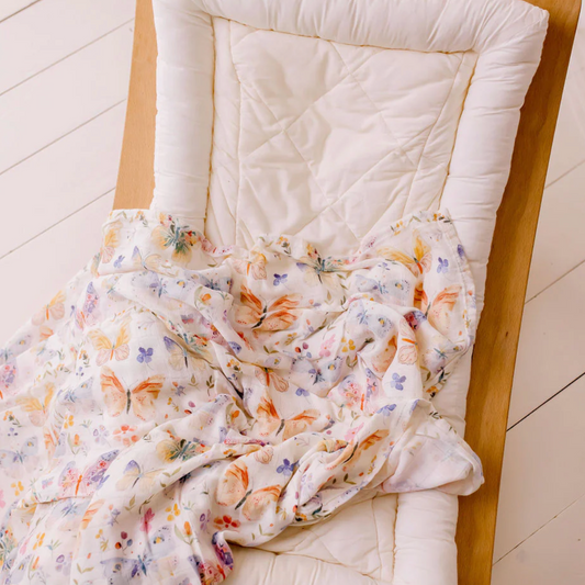 Butterfly Blooms - Organic Muslim Swaddle