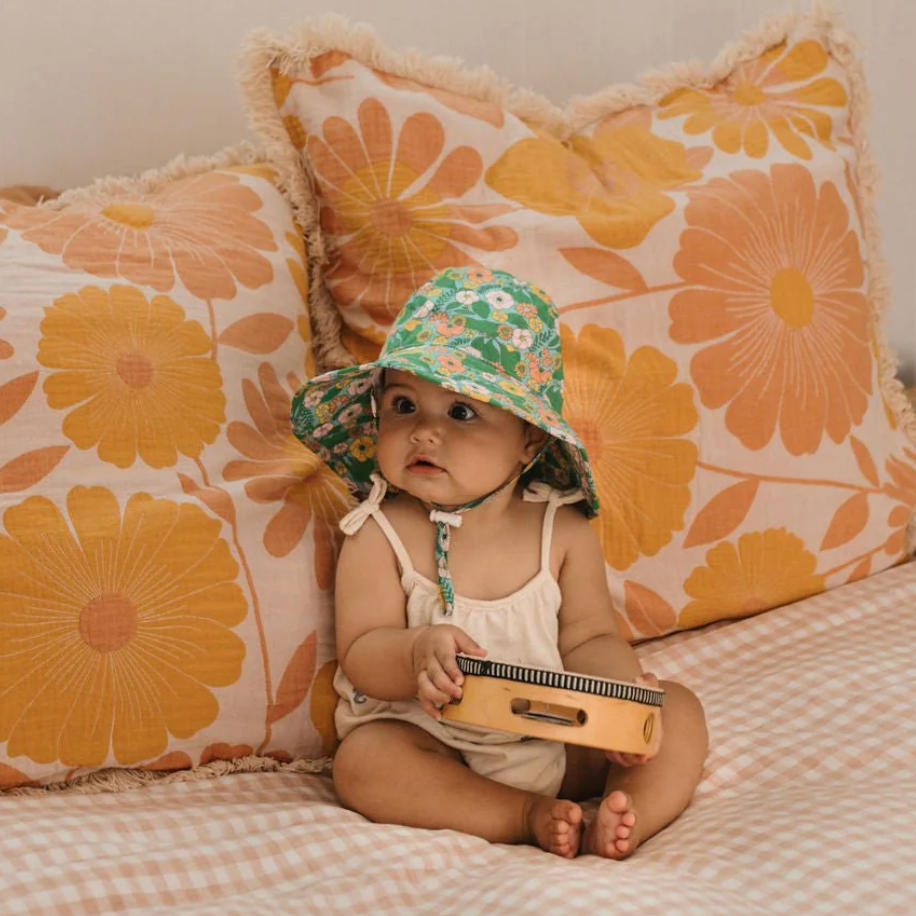 Eden Wide Brim Infant Hat - Mint