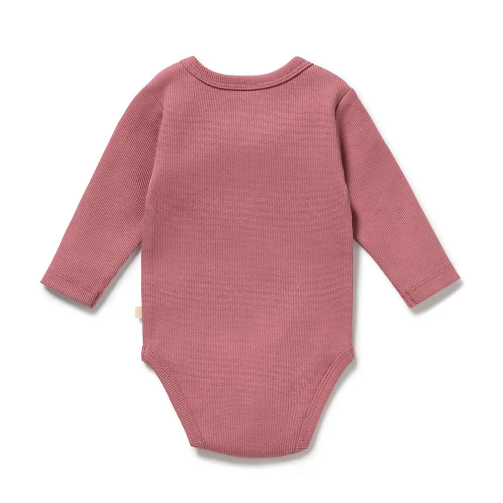Plum Organic Rib Long Sleeve Bodysuit