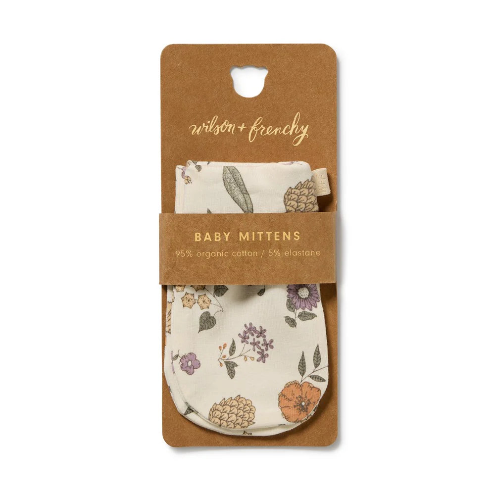 Organic Cotton Baby Mittens