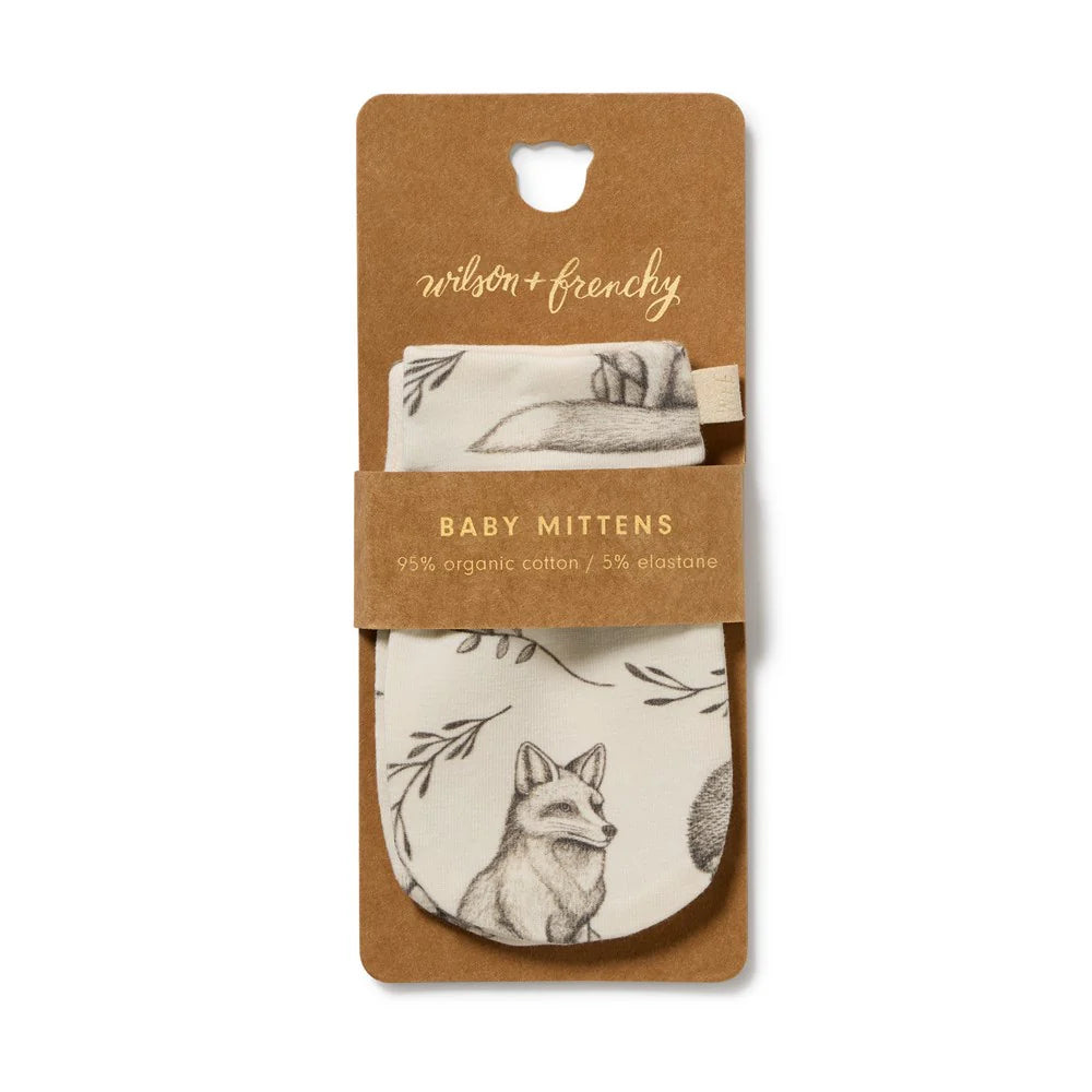 Organic Cotton Baby Mittens