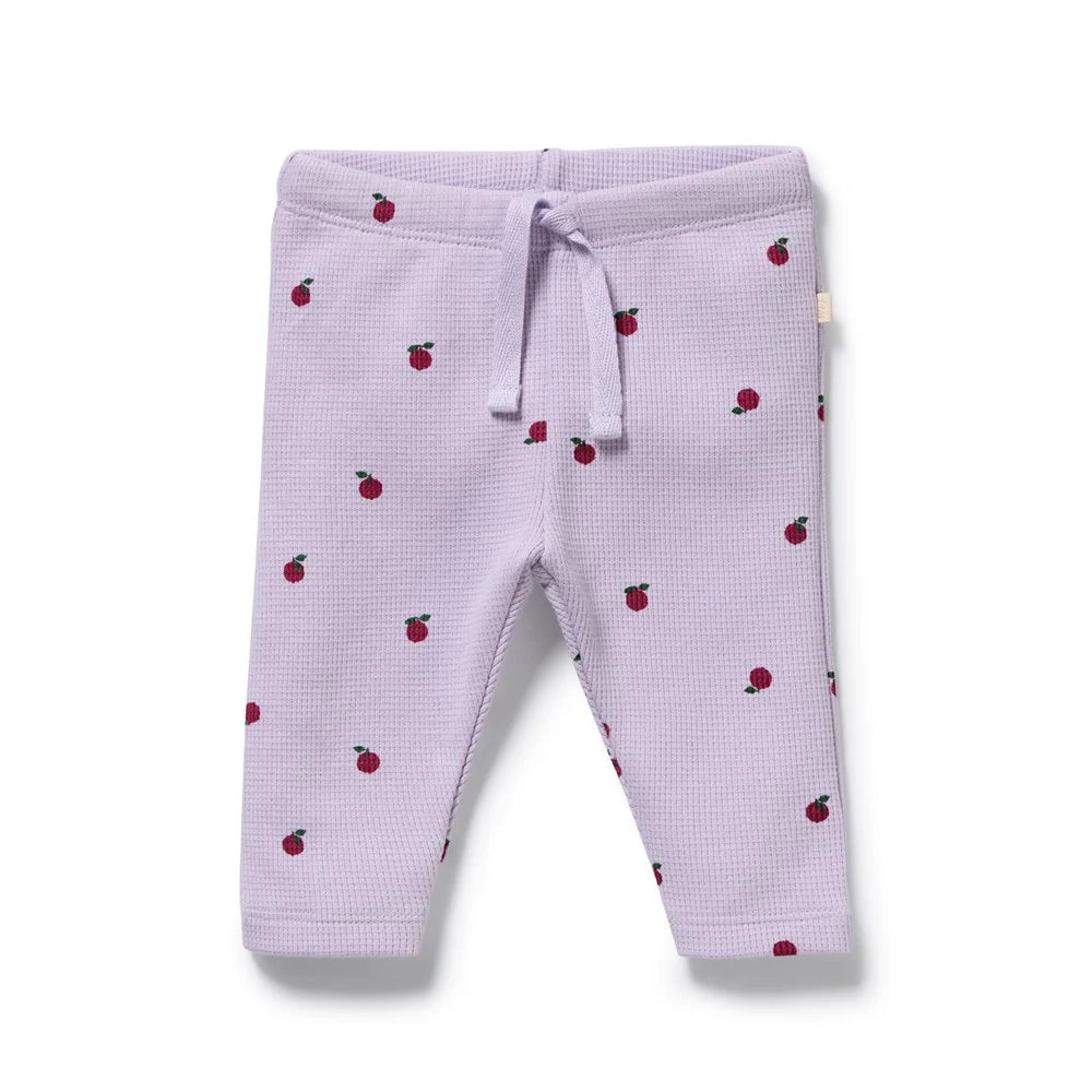 Berry Plums Organic Waffle Legging
