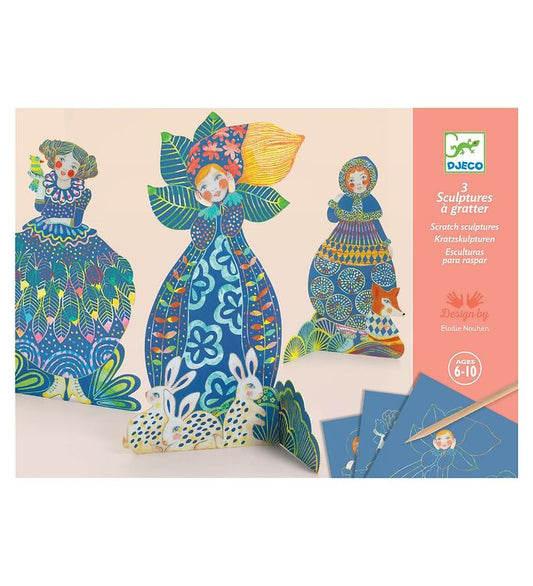 Scratch Sculptures - Pretty Dresses