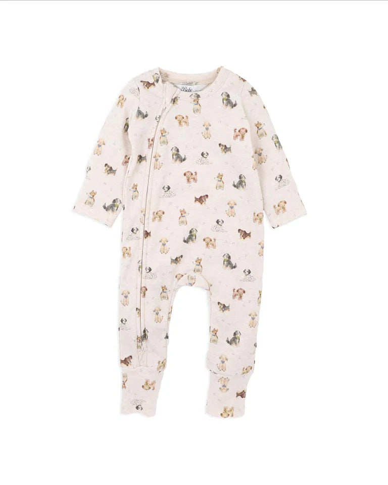 Otto Organic LS Zipsuit - Otto Print
