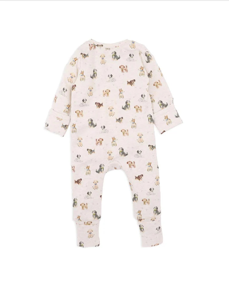 Otto Organic LS Zipsuit - Otto Print