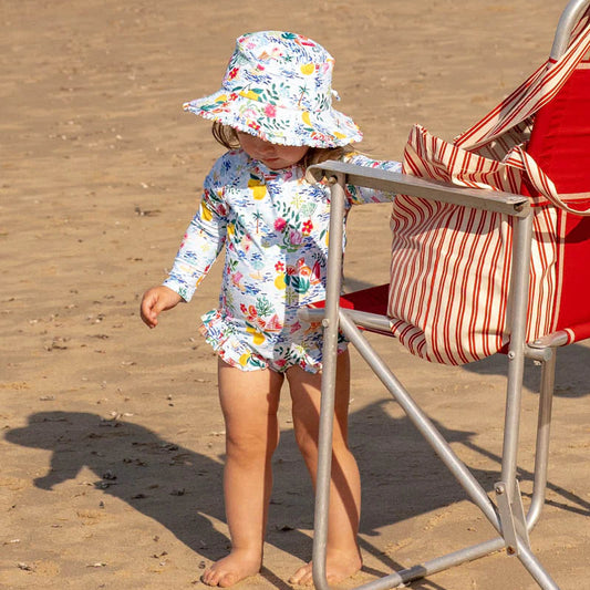 Addison Print LS Sunsuit