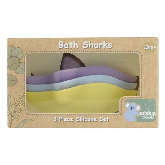 Silicone Bath Sharks