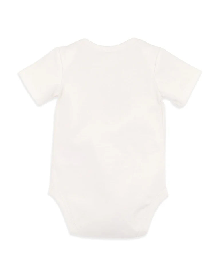 Billie Rainbow Organic Bodysuit - Cloud