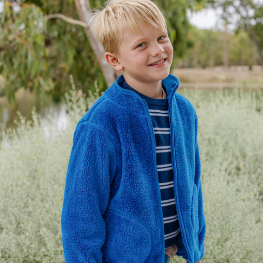 Blue Sherpa Jacket