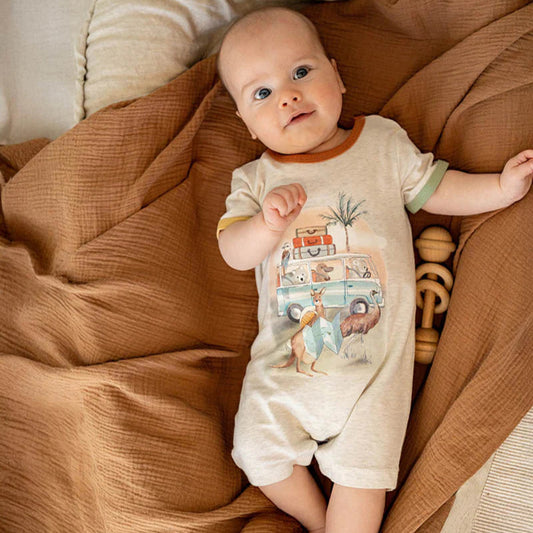Ivan Camp Scene SS Romper