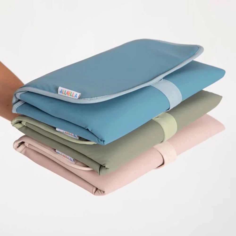 Recycled Changing Wallet- Sage