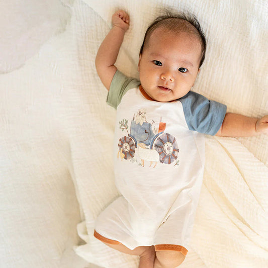 Clayton Farm Scene SS Romper
