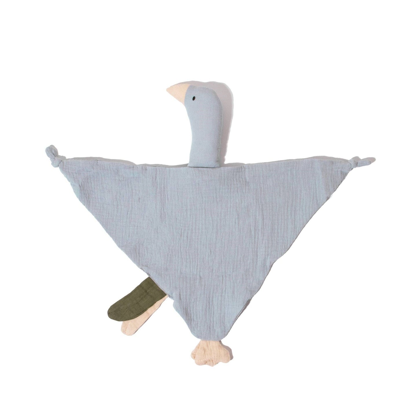 Goose Comforter Baby Security Blanket - Aluminium