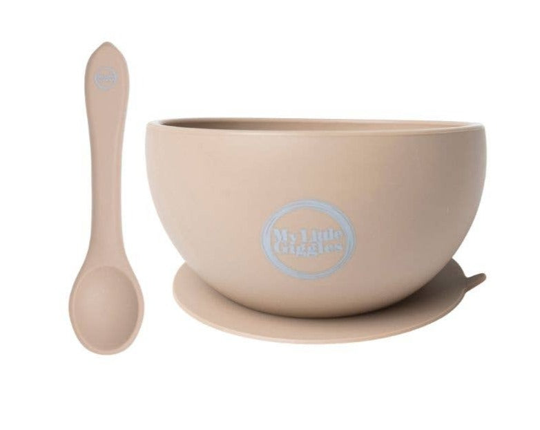 My Little Bowl & Spoon Set: Sand