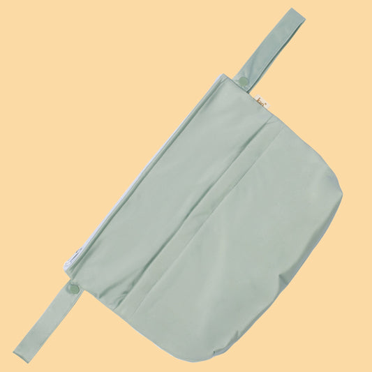 Reusable Wet Bag: Sage / Medium