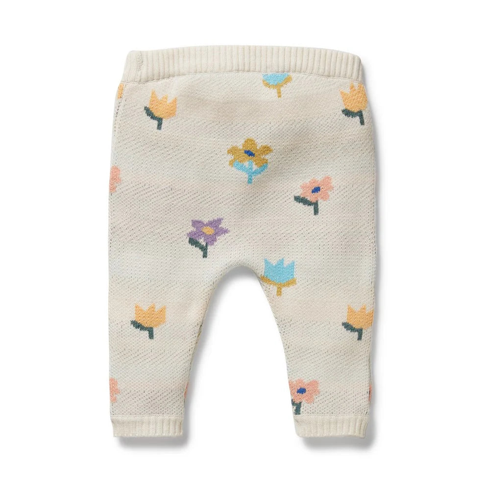 Flower Pop Organic Knitted Legging