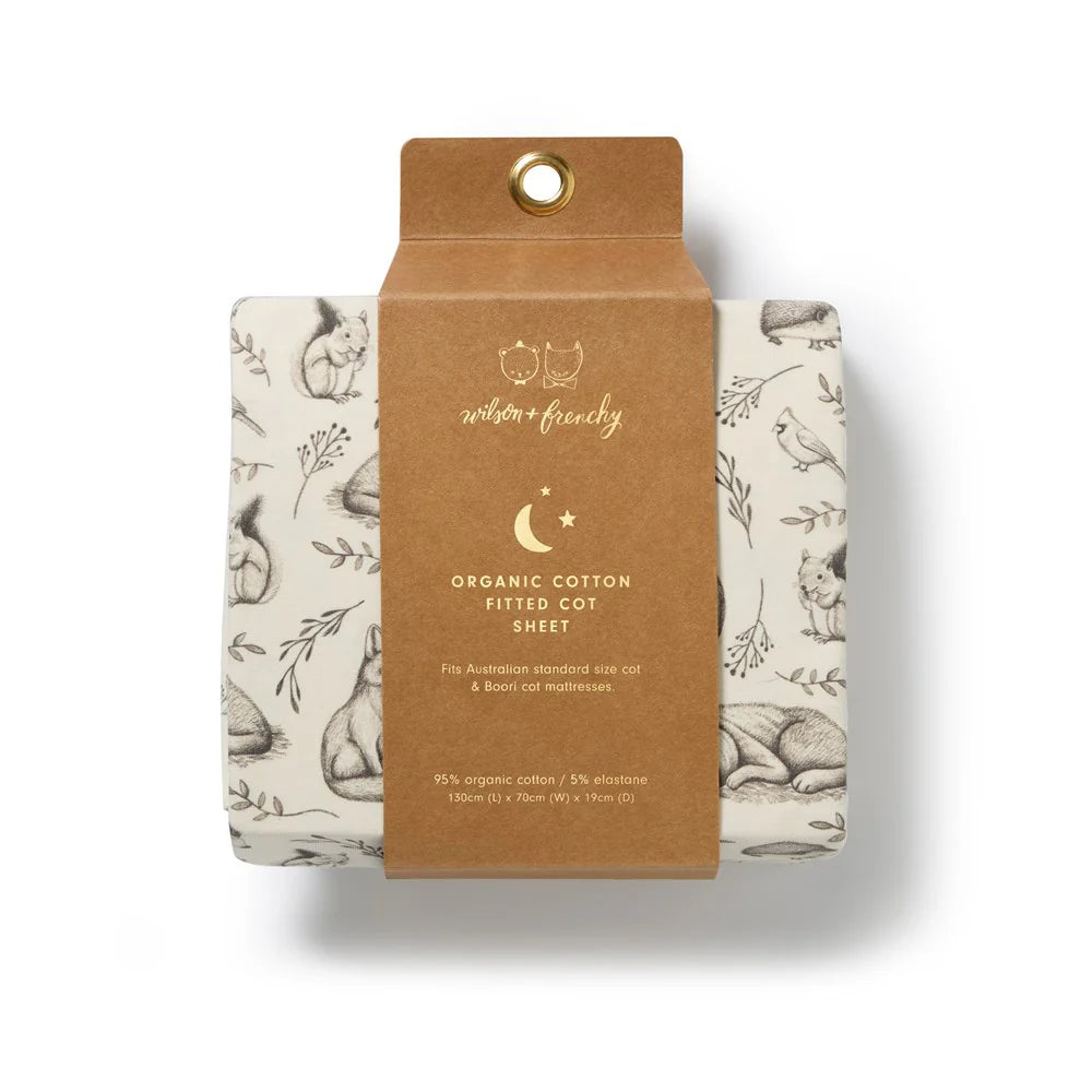 Foxglove Forrest Organic Cot Sheet